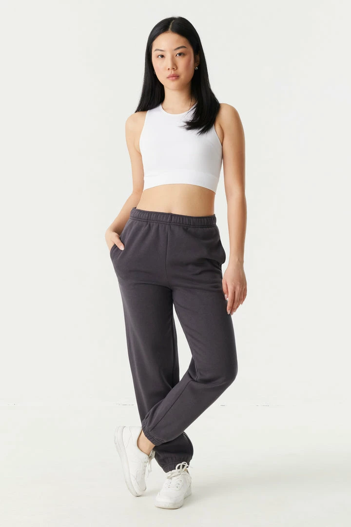 Stitches Ladies Bottoms Fleece Boyfriend Jogger 7 Stitches Ladies Bottoms Fleece Boyfriend Jogger