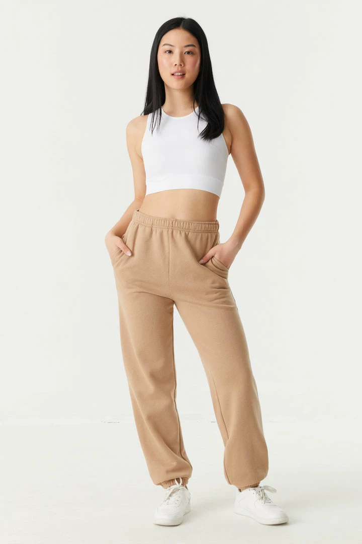 Stitches Ladies Bottoms Fleece Boyfriend Jogger 10 Stitches Ladies Bottoms Fleece Boyfriend Jogger