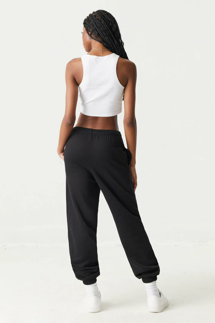 Stitches Ladies Bottoms Low-Rise Fleece Boyfriend Jogger 6 Stitches Ladies Bottoms Low-Rise Fleece Boyfriend Jogger