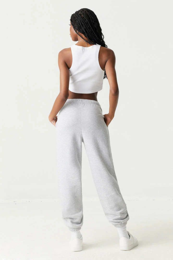 Stitches Ladies Bottoms Low-Rise Fleece Boyfriend Jogger 9 Stitches Ladies Bottoms Low-Rise Fleece Boyfriend Jogger