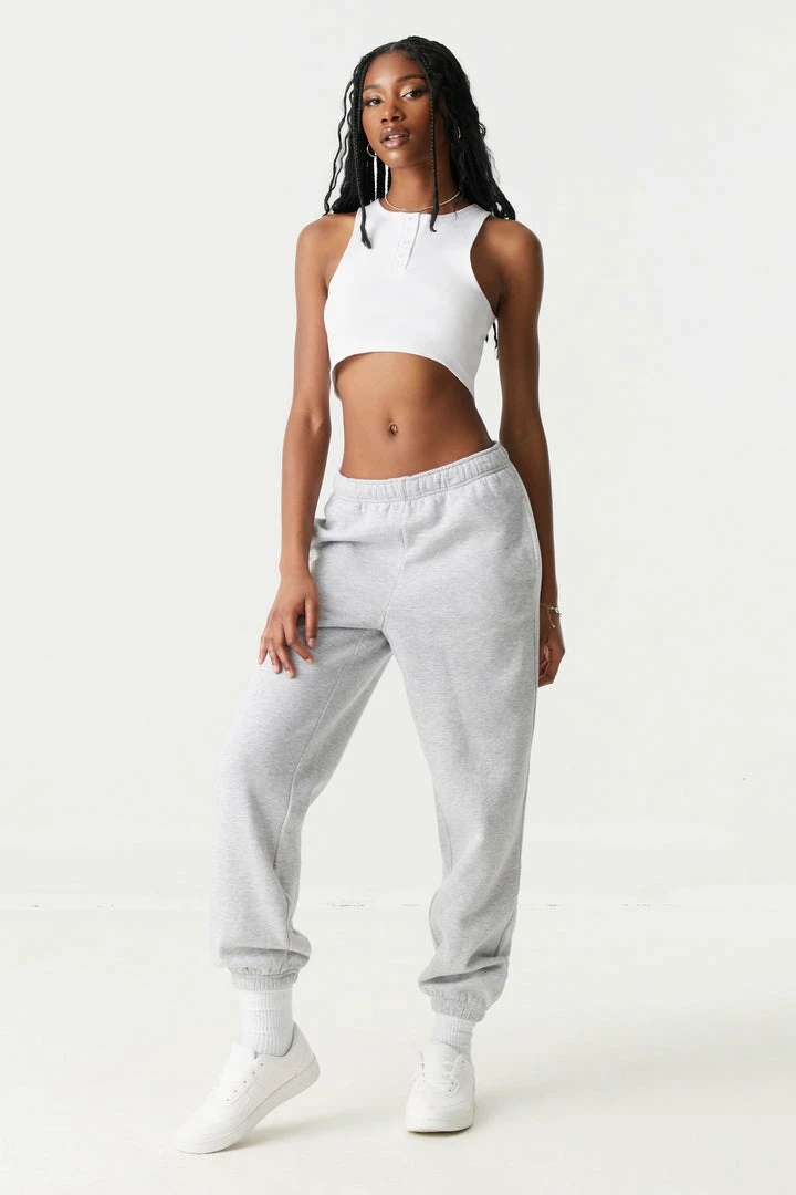 Stitches Ladies Bottoms Low-Rise Fleece Boyfriend Jogger 7 Stitches Ladies Bottoms Low-Rise Fleece Boyfriend Jogger