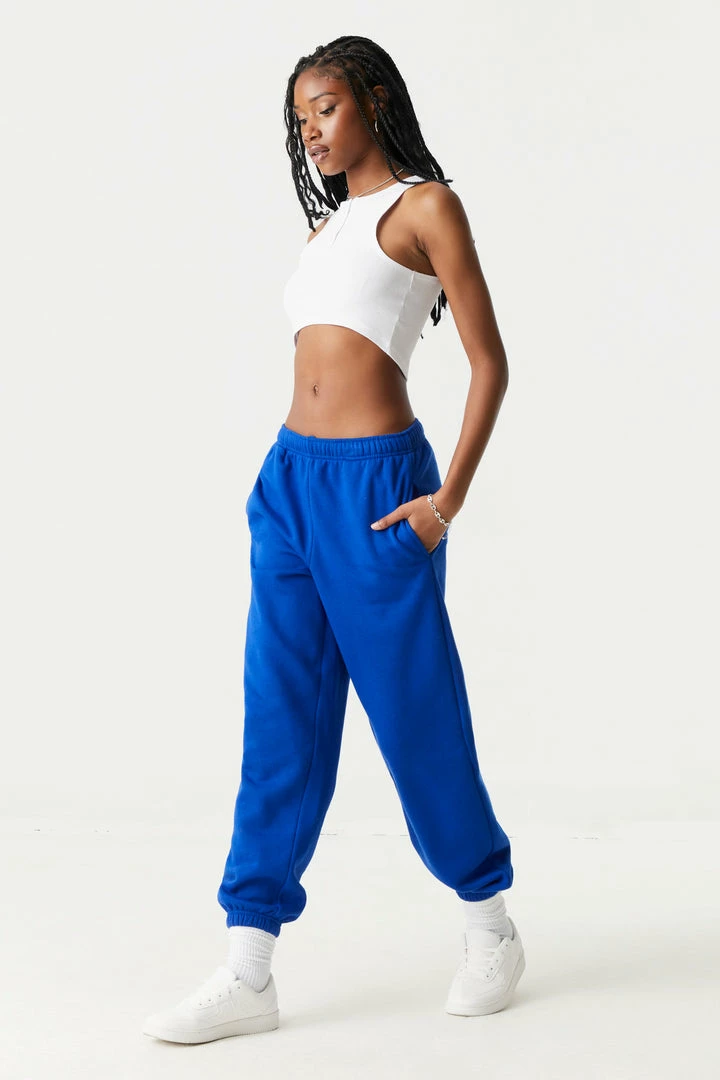 Stitches Ladies Bottoms Low-Rise Fleece Boyfriend Jogger 1 Stitches Ladies Bottoms Low-Rise Fleece Boyfriend Jogger