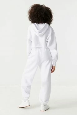 Stitches Ladies Bottoms High-Rise Drawstring Fleece Jogger