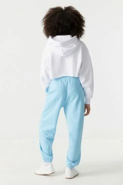 Stitches Ladies Bottoms High-Rise Drawstring Fleece Jogger