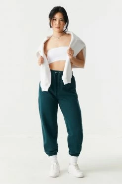 Stitches Ladies Fleece High-Rise Jogger