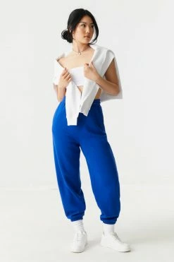 Stitches Ladies Fleece High-Rise Jogger