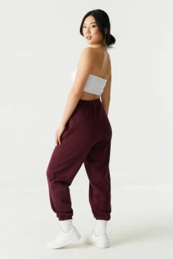 Stitches Ladies Fleece High-Rise Jogger