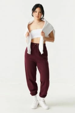 Stitches Ladies Fleece High-Rise Jogger