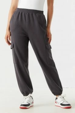 Stitches Ladies Cargo Pocket Fleece Jogger