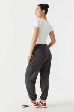 Stitches Ladies Cargo Pocket Fleece Jogger