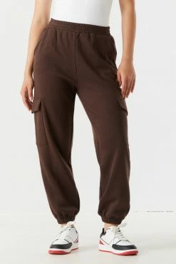 Stitches Ladies Cargo Pocket Fleece Jogger