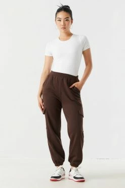 Stitches Ladies Cargo Pocket Fleece Jogger