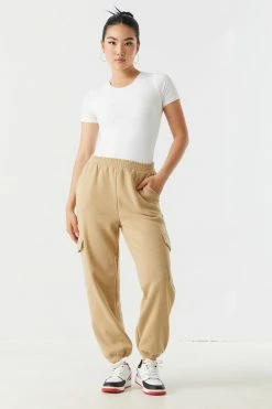 Stitches Ladies Cargo Pocket Fleece Jogger