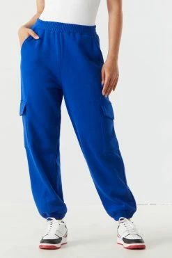 Stitches Ladies Cargo Pocket Fleece Jogger