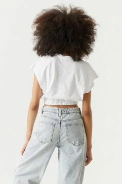 Stitches Ladies Tops Cinched Waist Boxy Skimmer Top