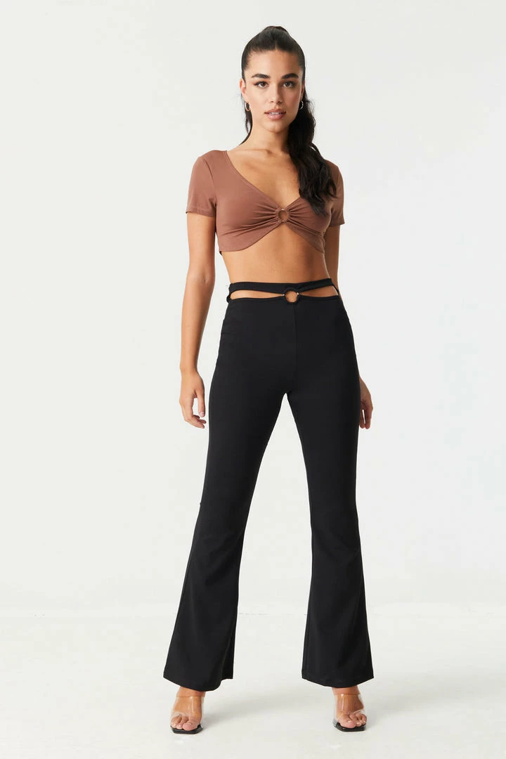 Stitches Ladies O-Ring Crop Top 6 Stitches Ladies O-Ring Crop Top