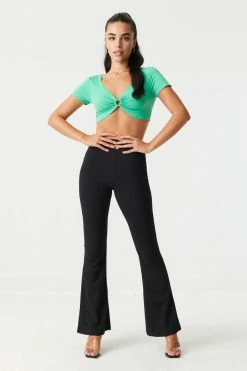 Stitches Ladies O-Ring Crop Top 17 Stitches Ladies O-Ring Crop Top