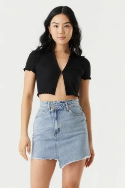 Stitches Ladies Soft Ribbed Single Button Cardigan