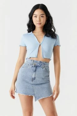 Stitches Ladies Soft Ribbed Single Button Cardigan