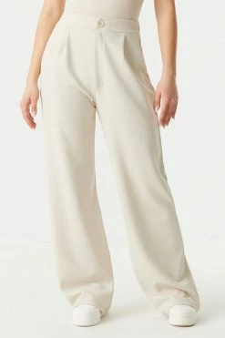 Stitches Ladies Wide Leg High-Rise Crepe Knit Trouser Bottoms 25 Stitches Ladies Wide Leg High-Rise Crepe Knit Trouser Bottoms