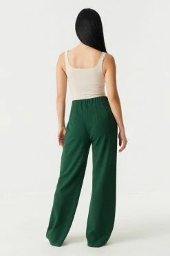 Stitches Ladies Wide Leg High-Rise Crepe Knit Trouser Bottoms 17 Stitches Ladies Wide Leg High-Rise Crepe Knit Trouser Bottoms