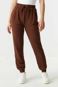 Stitches Ladies Self-Tie Drawstring Crepe Knit Jogger