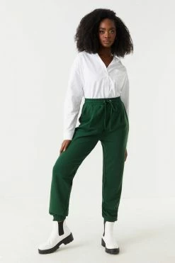 Stitches Ladies Self-Tie Drawstring Crepe Knit Jogger