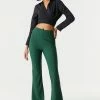 Stitches Ladies Ribbed Pull-On Flare Pant