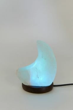 Stitches Ladies Half Moon Colour Changing Himalayan Salt Lamp Home + Lifestyle