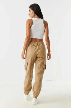 Stitches Ladies Bottoms Refuge Double Button-Up Slouchy Cargo Pant