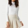 Stitches Ladies Crepe Knit Pleated Skirt Bottoms