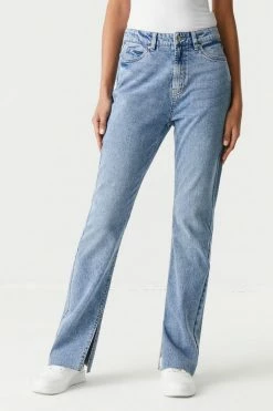 Stitches Ladies Refuge Inside Slit Flare Jean