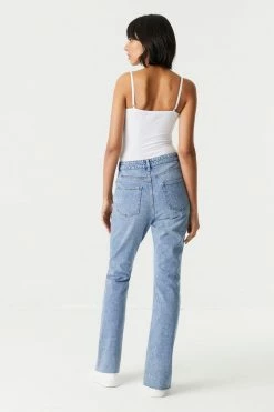 Stitches Ladies Refuge Inside Slit Flare Jean