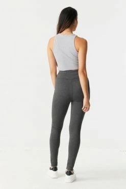 Stitches Ladies Soft High-Rise Zip-Up Pocket Legging