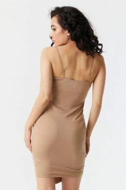 Stitches Ladies Surplice Cami Asymmetrical Mini Dress Night Time