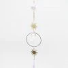 Stitches Ladies Brass Sun And Crystal Suncatcher Home + Lifestyle
