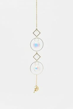 Stitches Ladies Brass Fairy Crystal Suncatcher