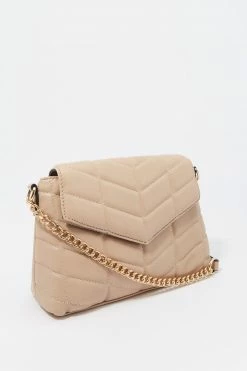 Stitches Ladies Bags Quilted Front Flap Crossbody Bag