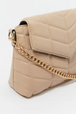 Stitches Ladies Bags Quilted Front Flap Crossbody Bag