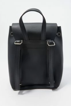 Stitches Ladies Faux-Leather Drawstring Backpack Bags 7 Stitches Ladies Faux-Leather Drawstring Backpack Bags