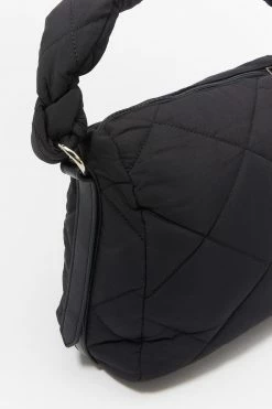 Stitches Ladies Bags Nylon Diamond Quilted Shoulder Bag