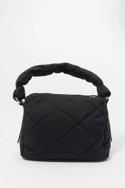 Stitches Ladies Bags Nylon Diamond Quilted Shoulder Bag