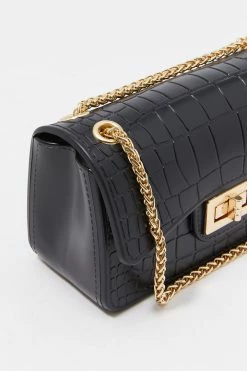 Stitches Ladies Bags Croc Embossed Jelly Shoulder Bag