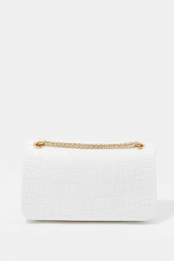 Stitches Ladies Bags Croc Embossed Jelly Shoulder Bag