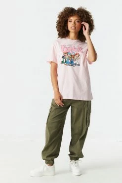 Stitches Ladies Bratz Graphic Boyfriend T-Shirt 5 Stitches Ladies Bratz Graphic Boyfriend T-Shirt