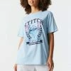 Stitches Ladies Stitch Varsity Graphic Boyfriend T-Shirt