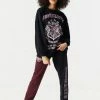 Stitches Ladies Hogwarts Graphic Fleece Varsity Jogger