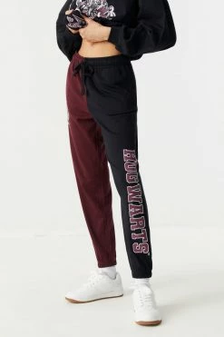 Stitches Ladies Hogwarts Graphic Fleece Varsity Jogger