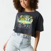 Stitches Ladies Tops Scooby Doo Graphic Boxy Skimmer T-Shirt