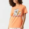 Stitches Ladies Tom And Jerry Graphic T-Shirt Tops